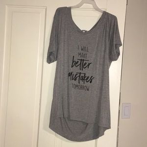 Gray dressy shirt